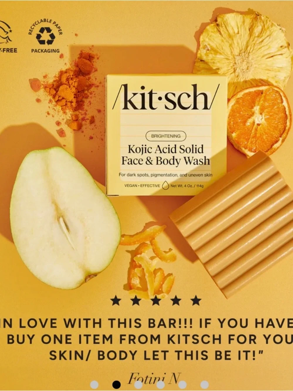 Kojic Acid Bar for Hyperpigmentation & Dark Spots